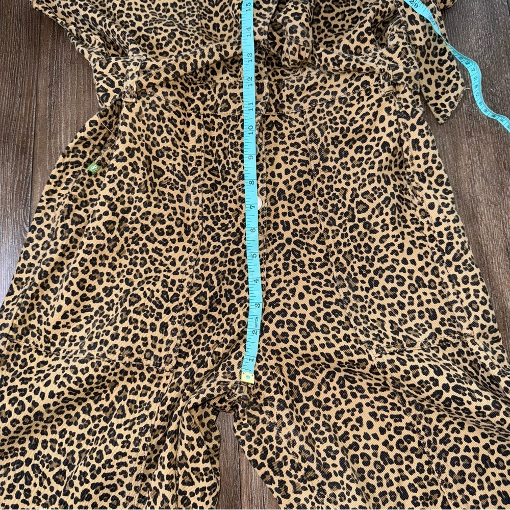 FRNCH Leopard Print Jumpsuit in Brown/Tan - Picture 6 of 12